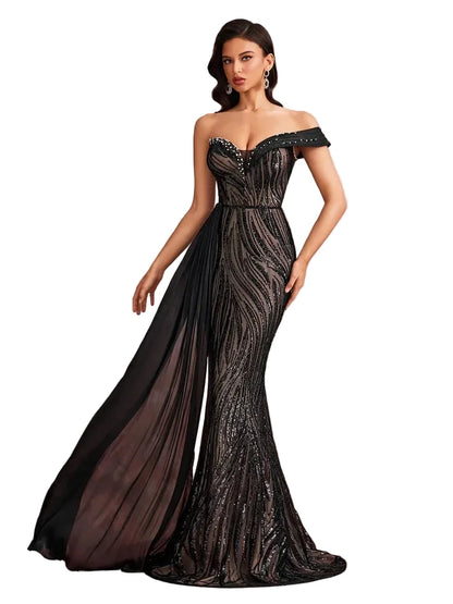 Luxury Sequin Evening Mermaid Dress