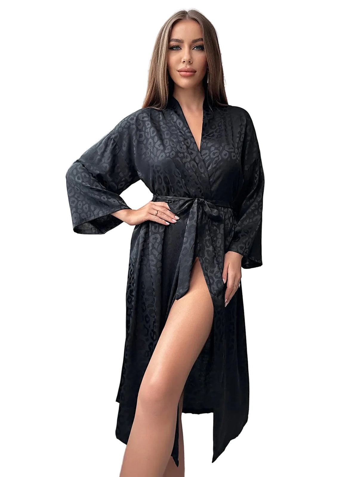 Elegant Women's Printed Robe