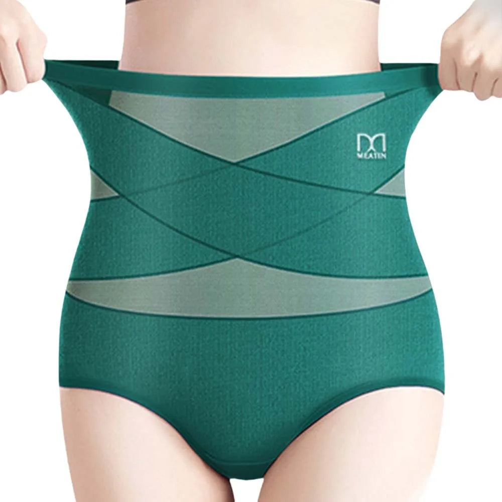 High Waist Cotton Tummy Control Panties