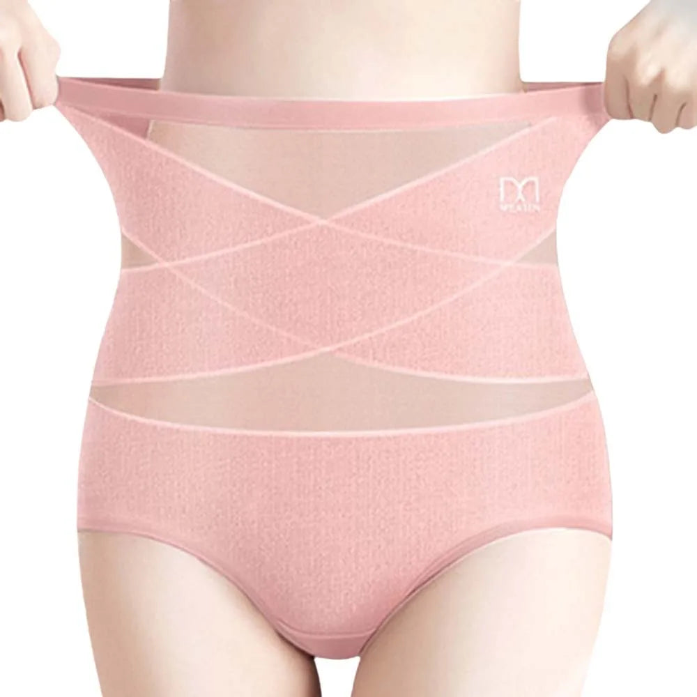 High Waist Cotton Tummy Control Panties