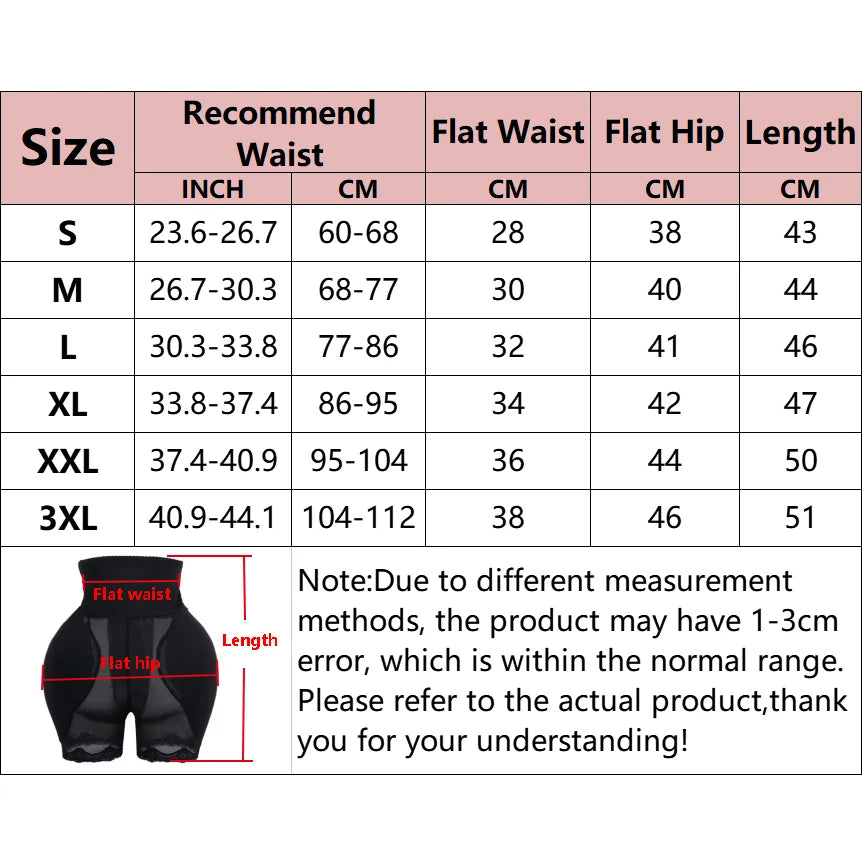 Women's Padded Butt Lifter Shapewear⁠