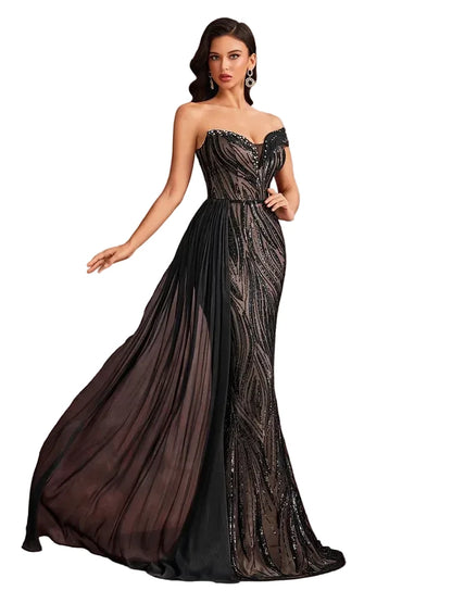 Luxury Sequin Evening Mermaid Dress