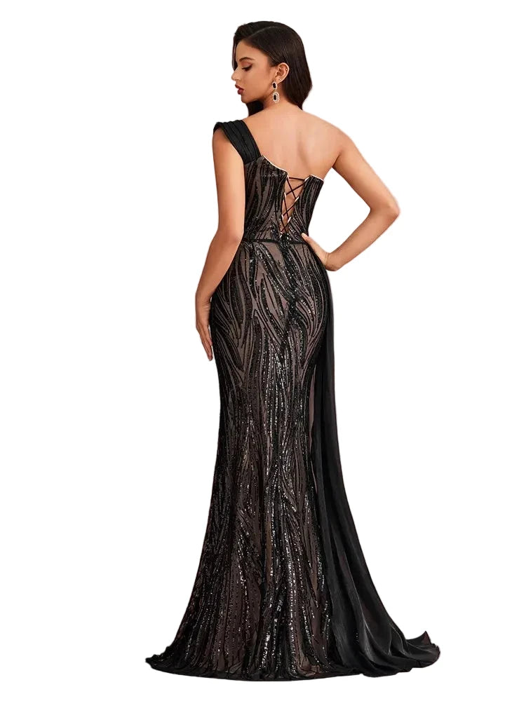 Luxury Sequin Evening Mermaid Dress