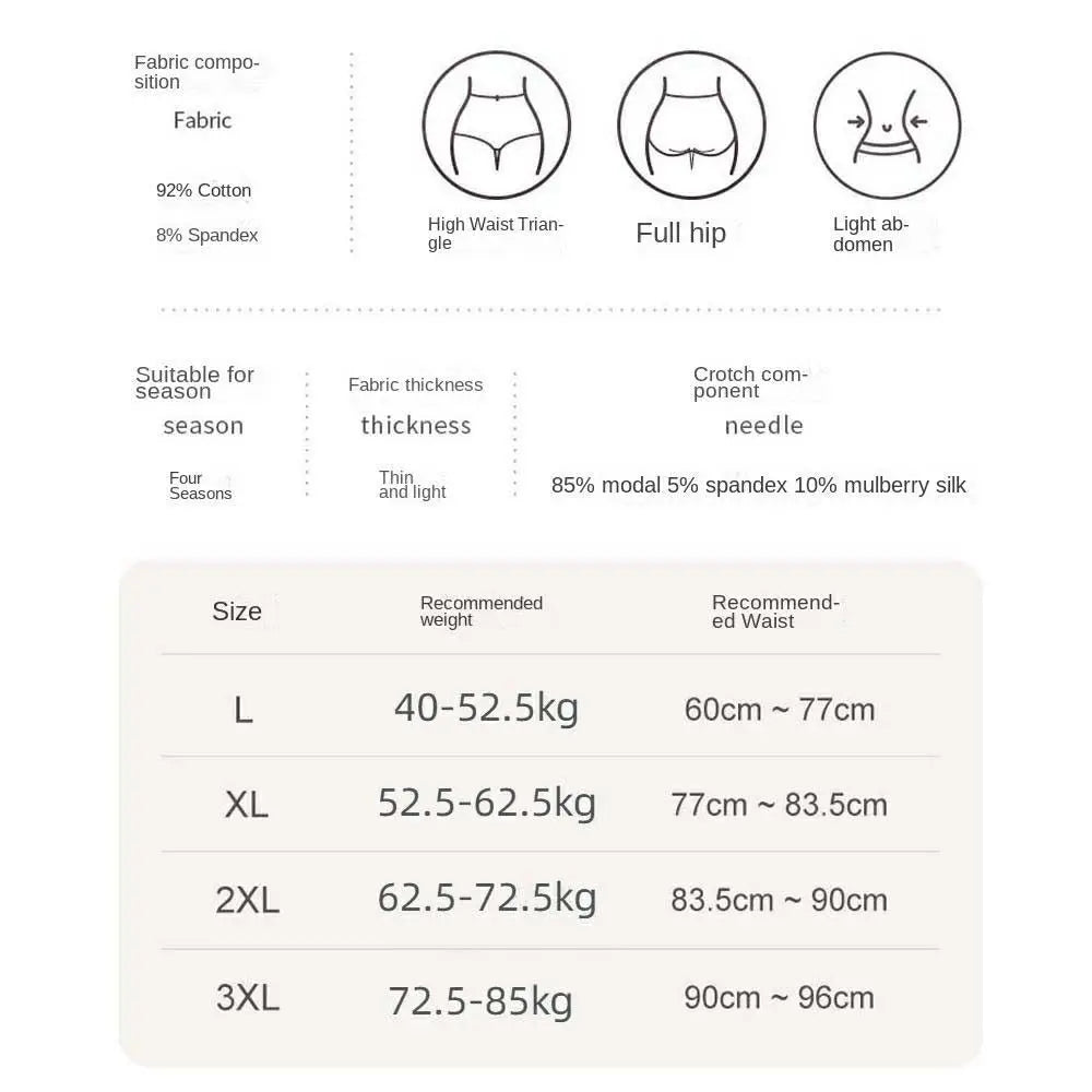 High Waist Cotton Tummy Control Panties