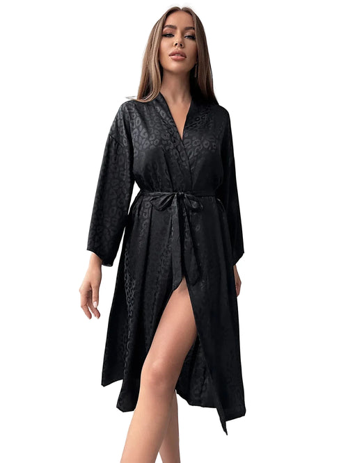Elegant Women's Printed Robe