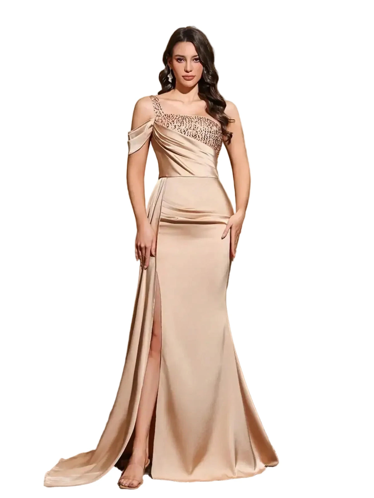 Elegant Asymmetrical Party & Evening Dress