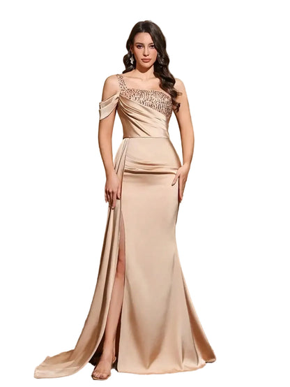 Elegant Asymmetrical Party & Evening Dress