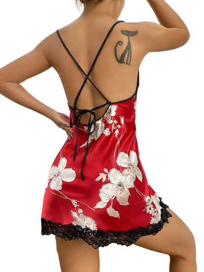 Sexy Ice Silk Summer Nightwear