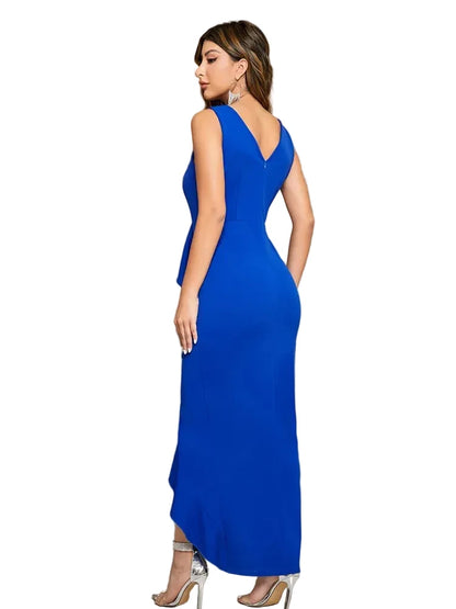 Mermaid Ruffle Evening Dress