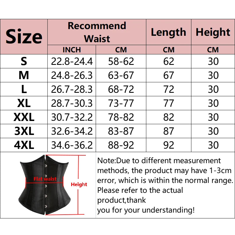 Women's Lace-Up Underbust Corset Belt